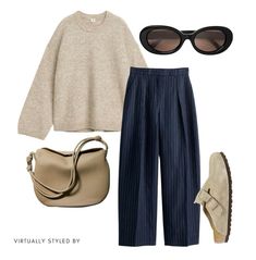 Navy Trousers Outfit Women, Navy Pants Outfit Work, Navy Trousers Outfit, Navy Pants Outfit, Wfh Outfits, Scandinavian Fashion, Work Fits, Fall 24, Classy Casual