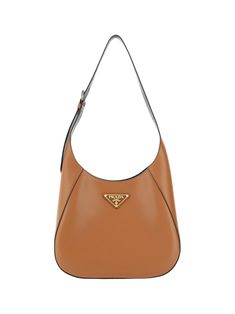 Prada Women's Shoulder Bag in Xkv Cognac Black | FW23/24