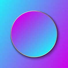 a circular object on a purple and blue background