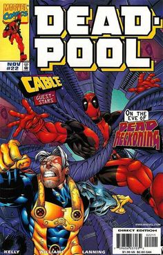 the cover to dead pool comic book