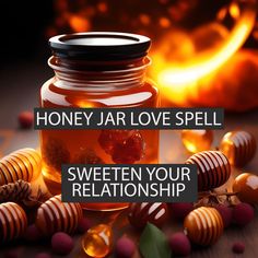 VERY POWERFUL Honey Jar Love Spell. Sweeten your relationship, get true, deep love. If the following apply to your situation, this is the spell for you: 💔 The love in your relationship is not as you would like it to be, the spark or magic seem to be missing 💔 You can feel you and your loved one drifting apart, and you want to reverse this and feel deep, true love ❤️ You want a specific person to start to feel 'sweet' about you and fall in love with you ✅ You want the help of a Master Wiccan Sp Jar Love Spell, Honey Jar Spell, Drifting Apart, Jar Spells, Specific Person, Candle Magick, The Spell, Love Problems, Love Spell