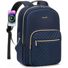 PRICES MAY VARY. 💯【Upgraded Laptop Backpack Women】: Classic V-shaped embroidery thread. Upgraded double LOVEVOOK no-slip metal zippers,water resistant Nylon fabric with polyester lining, ensures long lasting usage. Total of 4 compartments and 16 pockets for your computer,A4 folder,bottles,umbrellas,clothes,work supplies,college supplies and travel essentials.Dimensions: 12"L 17"H 7.5"D, Weight: 1.7lbs. 💻【Padded Laptop Bag Computer Backpack 】: The dedicated separate laptop compartment with cush Stylish Laptop Bag, Laptop Backpack Women, Retro 13, Work Backpack, Nurse Bag, Teacher Bags, Small Laptop, Laptop Bag For Women, Luggage Strap