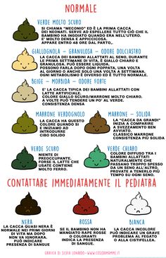 the spanish language poster shows different types of poopies and what they mean them