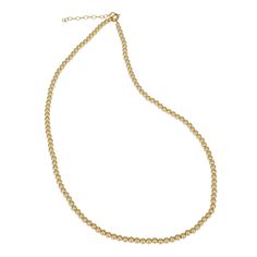 PRICES MAY VARY. 14kt GOLD FILLED: 3mm seamless beads made in USA. Smooth shinny finish with 14kt gold tone. Gold filled beads are not plated, so there is no gold surface to scratch or wear off. Gold filled beads are made by bonding solid gold of 14kt with other metals to create very durable material WATERPROOF: Our necklaces are perfect for daily use. You can wear them everyday, and even shower or swim with them. If you expose them to salt or pool water, Just rinse them off with fresh water and Classic Yellow Gold Beaded Necklace With Round Beads, Classic Yellow Gold Beaded Necklace, 14k Gold Single Strand Jewelry With Round Beads, Classic Gold Pearl Necklace With 8mm Beads, Classic Yellow Gold Beaded Necklaces, Elegant Gold Necklaces With 8mm Beads, Yellow Gold Necklaces With 8mm Beads, Yellow Gold Beaded Necklace With 8mm Round Beads, Yellow Gold Necklaces With 8mm Round Beads