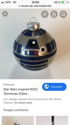 a star wars ornament is on sale for christmas