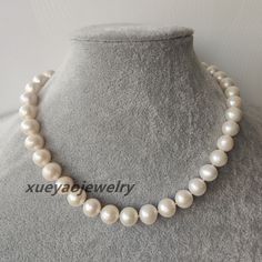 Welcome to my shop my dear friend. I hope you will like my jewelry, and most of my jewelry are made by myself. Please see the detail for this item: Pearl Jewelry: necklace material: cultured freshwater pearl length: choose surface: with few natural blemishes color: white Size: around 11-11.5 mm if you want other length / color, could contact me please! Want to match bracelet: https://www.etsy.com/listing/1118394549/big-pearl-bracelet-11-115mm-white? About shipping: I will send out your order in Big Pearl Necklace, Natural Pearl Necklace, Big Pearl, White Freshwater Pearl, Magnetic Clasp, Freshwater Pearl Necklaces, Pearl Chain, Natural Pearls, Pearl Bracelet