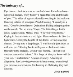 an article from the book, about being in love with someone