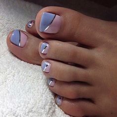 Beach Toe Nails, Nail Art For Girls, Fake Toenails, Gel Pedicure, Pretty Toe Nails, Summer Toe Nails, Cute Toe Nails, Pedicure Designs, Nagel Tips