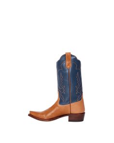 Iconic in its simplicity, Seth is a gorgeous traditional cowboy boot. Super wearable in terracotta-hued sienna with navy shaft uppers, the multi-row flaring Western stitch pattern in browns and blues adds the perfect touch of color and is especially good looking paired back to denim and khaki. The snip toe is a fan-favorite and is hand-crafted to be exceptionally comfortable. This boot is part of MC Personalization and can customize the Ear Pulls and/or add an interior Message Box. All MC boots Miron Crosby, Boot Tree, Mens Cowboy, Mens Cowboy Boots, Brown And Beige, Message Box, Cowboy Boot, Leather Conditioner, Boot Brands