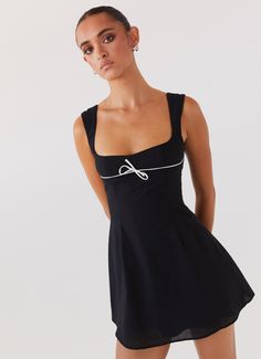 Cadence Mini Dress - Black Casual Black Mini Dress, 2023 Clothes, Sorority Rush Outfits, Rush Outfits, Concert Outfits, Long Sleeve Knit Dress, Grad Dresses, Wardrobe Ideas, Summer 24