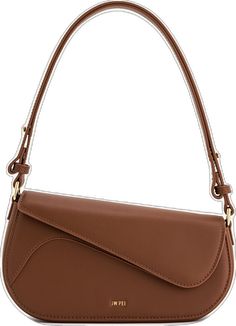 Modern Brown Shoulder Evening Bag, Trendy Brown Evening Bag With Removable Pouch, Brown Shoulder Evening Bag With Gold-tone Hardware, Trendy Brown Flap Bag For Evening, Brown Handheld Flap Bag For Evening, Trendy Formal Flap Shoulder Bag, Trendy Evening Flap Shoulder Bag, Brown Flap Bag For Evening, Jw Pei