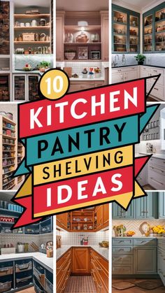 the top ten kitchen pantry shelving ideas