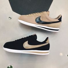 Aujourd'hui à 11 heures nous sortons ces deux Nike Cortez Basic Premium #sneakersnstuff #nike by sneakersnstuff_paris Basket Shoes, Estilo Fitness, Nike Free Shoes, Nike Cortez, Jd Sports, Dream Shoes, Shoe Obsession, Mode Inspiration