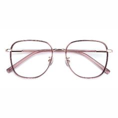 The Diodes is a vintage large-frame eyeglass that is suitable for wearing with different outfits. There are three colors to choose from， a gentle pink， a classic black and a sophisticated clear color. Pink Sunglasses With Metal Frame And Glass Lenses, Pink Sunglasses With Metal Frame, Pink Glass Sunglasses With Metal Frame, Purple Square, Square Eyeglasses, Large Frames, Different Outfits, Classic Black, Perfect Pair