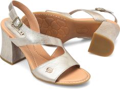 Tamora�s hand-finished heel gives it a flattering lift, and with our signature cushioned comfort, it�s always dance-floor ready. Shoes And Boots, Leather Flip Flops, Born Shoes, Natural Living, Dance Floor, Heeled Sandals, Shoe Sale, Final Sale, Sandals Heels