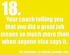 Coach: you did great Me: thank you *walk away* Me: OMG I DID GREAT!!!!!! THIS IS HISTORY!!!! Swim Quotes, Swimming Jokes, Swimming Coach, Swimming Memes, Volleyball Memes, Athlete Quotes, Gymnastics Quotes, Swimmers Life, Softball Quotes