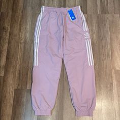 Soft Vision Women’s Track Pants From Adidas. Brand New With Tags! Adidas Athleisure Pants With Elastic Waistband, Sporty Tapered Leg Spring Pants, Sporty Tapered Leg Pants For Spring, Sporty Spring Tapered Leg Pants, Athleisure Tapered Leg Bottoms For Spring, Spring Athleisure Tapered Leg Bottoms, Spring Athleisure Bottoms With Tapered Leg, Adidas Joggers For Spring Streetwear, Adidas Streetwear Bottoms With Elastic Waistband