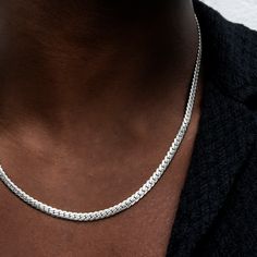 Introducing the South Beach Cuban™ Chain, your favorite classic with an elevated design. This piece is set in 14k White Gold, complete with our signature clasp, and will be the perfect complement to your look no matter where you go. It will reflect the light from every angle and have all eyes on you. Available in three colors, this chain is sure to impress! This product is guaranteed for life - GLD will repair the item should you experience any defects in craftsmanship or breakage. Specification