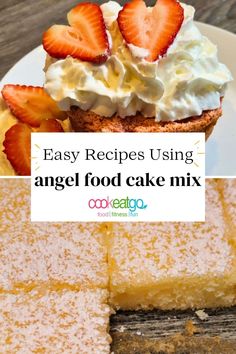 easy recipes using angel food cake mix