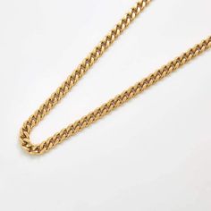 Thick Curb Chain Link Necklace - Proper Top Selling Jewelry, Necklace Closure, Curb Chain Necklace, Gold Vermeil Jewelry, Vermeil Jewelry, Opal Earrings, Gold Filled Jewelry, Chain Link Necklace, Steel Jewelry