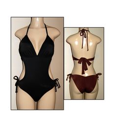 Tie Back Monokini Swimsuit, Halter Tying Neck One Pieces, Scrunch Butt Swimwear, Long or Short Torso Bathing Suits, Plus Size Large Bust Swimsuit, Swimwear Long, Suit Styles, Custom Swimwear, Bathing Suit Styles, Monokini Swimsuit, Womens Tankini