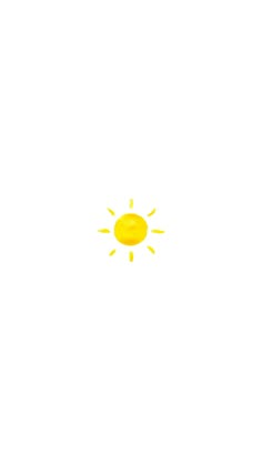 the sun is shining brightly on a white background with no clouds in sight, and it appears to be very bright