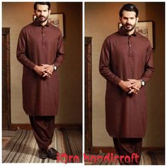 100% Cotton Kurta Pajama Set, Kurta Pajama for Man, Salwar Kameez, Pathani suit, Traditional Kurta Pajama set, Man wedding Kurta Pajama set Man Kurta Pajama Set, Kurta Pajama For Man, Man Outfit, Man Salwar Kameez set, Kurta Pajama Set, Pathani suit,White Colour Pathani Suit Man Kurta Pajama Set, Kurta Pajama For Man, Man Outfit, Man Salwar Kameez set, Diwali Kurta Pajama Set, Pathani suit, handmade Pathani suit material  :100% Cotton Color : Brown  Length : 40 inch Shirt Chest is measurement fo Traditional Kurta With Zari Work For Semi-formal Occasions, Traditional Semi-formal Kurta With Dabka Work, Traditional Semi-formal Kurta With Zari Work, Traditional Semi-formal Kurta For Festive Occasions, Formal Traditional Wear With Traditional Patterns For Eid, Unstitched Brown Kurta With Dabka Detailing, Unstitched Brown Lawn Suit With Dabka Details, Formal Traditional Wear For Eid With Traditional Patterns, Bollywood Style Semi-formal Traditional Wear For Eid