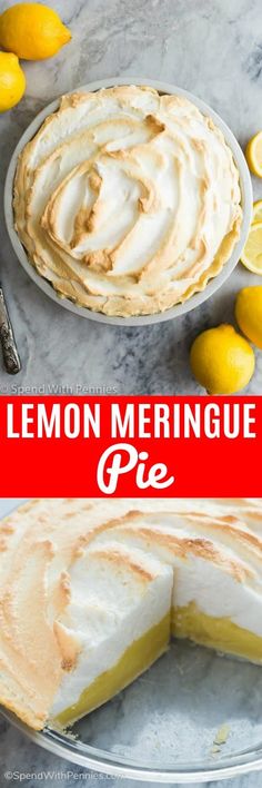 this lemon meringue pie is an easy dessert recipe