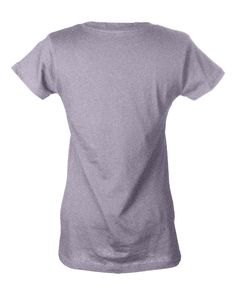 Ladies' Fine Jers Vnec - HEATHER GREY - XL | Tultex Women's Fine Jersey V-Neck T-Shirt in Heather Grey Size XL | Cotton Heather Tri-blend Crew Neck Top, Heather Color Relaxed Fit Short Sleeve T-shirt, Heather Relaxed Fit Short Sleeve T-shirt, Heather Cotton Short Sleeve Tops, Fitted Heather Grey Short Sleeve T-shirt, Heather Grey Short Sleeve Pre-shrunk Top, Fitted Heather Grey T-shirt With Crew Neck, Fitted Heather Grey Crew Neck T-shirt, Heather Grey Pre-shrunk Short Sleeve Tops