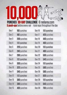 the 10, 000 workout plan is shown in red and white with numbers on it