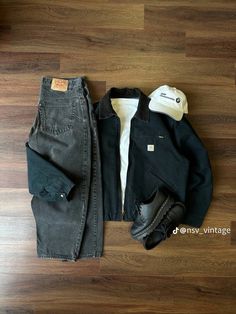 Sports Casual Men, Vintage Fits Men, Trendy Outfits Men, Carhartt Outfits, Carhartt Outfit, Rockstar Fashion, Cool Music, Hype Clothing, Popular Clothing