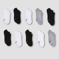 Hanes Boys' X-Temp No Show 9 + 1 Bonus Pack Athletic Socks - Colors May Vary L Casual Moisture-wicking Socks For Training, Casual Moisture-wicking Training Socks, Casual Non-slip Socks For Sports Events, Non-slip Casual Sports Socks, Casual Moisture-wicking Socks For Outdoor, Casual Training Socks For Sports Season, Kids Clothes Boys, Athletic Socks, No Show Socks