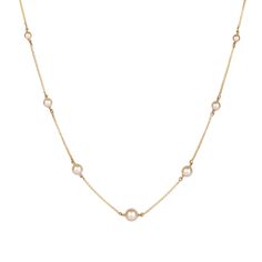 A paragon of classic elegance, it features a fine gold chain adorned with evenly spaced pearls. Each pearl shines with a gentle luster, adding a touch of grace to the chain's simple yet sophisticated design. Perfect for a refined look, it's a testament to timeless beauty. Fine Jewelry Yellow Gold Pearl Chain, 14k Gold-filled Yellow Gold Pearl Chain Jewelry, 14k Gold-filled Jewelry With Pearl Chain In Pearl White, 14k Gold-filled White Pearl Chain Jewelry, 14k Gold-filled Pearl Chain Necklace, Bridal Jewelry Collection, Silver Shop, Silver Chain Bracelet, Pendant Rings