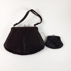 "Vintage Magid evening purse with rhinestone clutch and attached coin purse. Opening measures 6 inches long and bag is 6 inches deep. Tag inside marked \"Magid\". Condition report: In good vintage condition with no damage. Shop home: https://www.etsy.com/ca/shop/TheAcreage?ref=seller-platform-mcnav For your peace of mind all of our parcels are insured against loss and damage. We understand that you will be eager to use or display your items on arrival so we ensure every piece in our store has been thoroughly but carefully cleaned. Store ref:" Formal Coin Purse With Removable Clutch Pouch, Formal Clutch Coin Purse With Removable Pouch, Elegant Brown Coin Purse For Formal Use, Elegant Brown Coin Purse For Formal Occasions, Vintage Formal Clutch With Coin Pocket, Vintage Brown Retro Evening Bag, Luxury Vintage Brown Clutch, Camilla Rose, Vintage Evening Bag With Turn-lock Closure