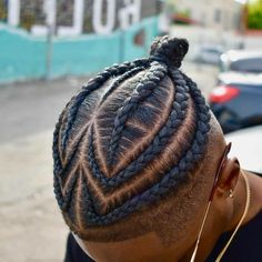 Make Braid Styles, Boys Braids, Cornrow Designs, Braids With Fade, Braided Man Bun, Trendy We Fryzurach