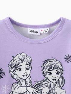 Elsa And Anna, Long Sleeve Floral Top, Leggings Set, Disney Merchandise, Matching Family Outfits, Family Outfits, Disney Frozen, Outfit Set, Made In China