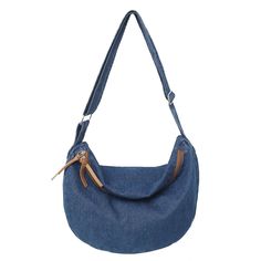 45294578237661 Denim Blue Hobo Shoulder Bag For Daily Use, Denim Blue Canvas Shoulder Bag With Zipper, Casual Denim Blue Hobo Bag With Large Capacity, Denim Blue Canvas Crossbody Bag, Casual Denim Blue Hobo Bag For Travel, Denim Blue Shoulder Bag With Zipper For Everyday Use, Denim Blue Large Capacity Shoulder Bag For Everyday Use, Denim Blue Large Capacity Shoulder Bag For Daily Use, Denim Hobo Shoulder Bag With Large Capacity