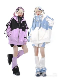 Kawaii Cybercore Outfits, Kawaii Techwear, Tenshi Kawaii Outfit, Cybercore Clothing, Pastel Techwear, Tenshi Kaiwai Fashion, Japanese Cyberpunk Fashion, Vtuber Outfits, Cybercore Outfit