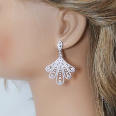 These Beautiful Romantic Swarovski Crystal BRIDAL Leaves Drops Peacock Earrings are made of very fine quality of Swarovski Crystals available in Silver finish for your special day! Even we have hard time taking pictures because of their shine 😄 so we want to shine our brides on their special days. The material used in these earrings are free from Lead, Nickel, Cadmium so it will not give you any skin irritation and environment friendly too.. ► ABOUT YOUR ORDER * All items are neatly packaged in Evening Cubic Zirconia Bridal Earrings, Hand Set Cubic Zirconia Chandelier Earrings For Evening, Hand Set Cubic Zirconia Chandelier Earrings, Wedding Crystal Diamond Earrings (pierced), Wedding Crystal Diamond Earrings Pierced, Pierced Diamond Crystal Earrings For Wedding, Wedding Diamond Crystal Earrings Pierced, Diamond Crystal Earrings For Wedding, Hand-set Teardrop Crystal Earrings