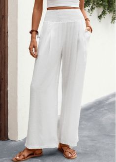 Color:White;Size:L;Package Contents:1 X Pants; Modern Skirt, Black Tankini Top, White Cover Up, Latest Dress For Women, Stitching Dresses, White Cover, Trendy Fashion Tops, Fabulous Clothes, Tankini Set