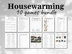 the ultimate housewarming game bundle includes 10 games, and an interactive guide to help you