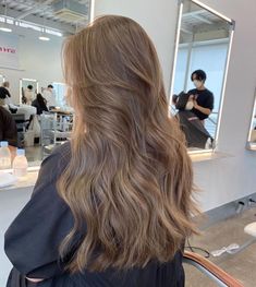 Lifted Brown Hair, Light Brown Hair Almost Blonde, Hair Colors Inspirations, Blended Light Brown Hair, Full Color Brown Hair, Light Cappuccino Brown Hair, Lightish Brown Hair, Full Light Brown Hair, Light Soft Brown Hair