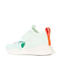 Fenty X Puma Cut-out Front Avid Sneakers - Farfetch Sporty Flat Sneakers With Rubber Sole, Spring Slip-on High-top Sneakers For Sports, Sporty Flat Sneakers For Sports, Sporty Sneakers For Sports, Blue Sporty Flat Sneakers, Spring Sporty Puma Sneakers, Spring Low-top Puma Sneakers, Sporty Puma Sneakers For Spring, Sporty Blue Flat Sneakers