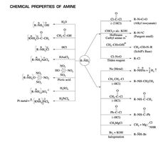 the diagram shows an arrangement of chemical properties and their corresponding names, as well as other symbols