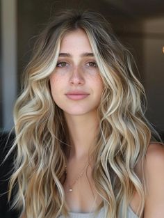 Blonde Highlights for Every Hair Color and Style Blonde Front Pieces, Blonde Highlight Ideas, Blonde To Platinum, Thick Wavy Haircuts, Dark Hair Brown, Cute Hair Color, Brunette With Blonde Highlights, Beach Blonde Hair, Blond Highlights