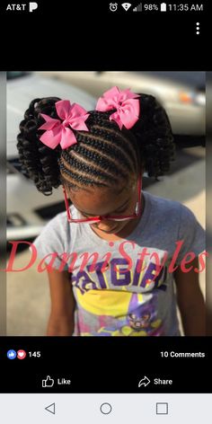 Big Chop Hairstyles, Black Kids Hairstyles, Natural Hairstyles For Kids, Baby Girl Hair, Baby Girl Hairstyles