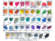 an image of different colors of beads