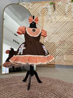 The gingerbread man girl dress, which is produced with the highest quality materials for your New Year's celebrations, New Year's parties and many special invitations, will suit your daughter very well. Our dresses have a fluffy skirt and are enriched with lace. * We can prepare our custom-designed dress in standard body sizes and, if you want, according to your daughter's body measurements. * If you want it to be prepared with a special size: -chest size -waist size - It will be enough to give Gingerbread Dress, Gingerbread Lady, The Gingerbread Man, Cute Asian Fashion, Fluffy Skirt, Hallowen Costume, Vintage Baby Girl, Gingerbread Girl, New Year Celebration