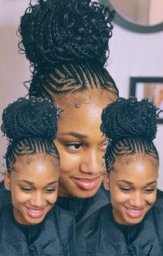 Hairstyles Straight Up, Hairstyles Straight Up Braids, Straight Back And Braids Hairstyle, Cornrow And Knotless Braids Hairstyles, Braids In Front Braids In Back, Cornrows In Front Braids In Back, Cornrow Afro Ponytail Hairstyles, Straight Back With Knotless Braids, Cornrow Front Hairstyles