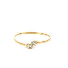 Vintage Bangle Bracelet with Blue Topaz Hearts in 14k Yellow Gold. This Sweet Bracelet would Make an Excellent Addition to Any Wrist Stack; Or be the Perfect Place to Start Your Bracelet Collection. Comfortable and Well-made This Piece is a True Find. Flexible Bangle Bracelet is Super Easy to Wear, Take On and Off with Ease! 7.5 Inch Length Stamped and Authenticated 14k Yellow Gold Approximately 7mm Heart Shape Blue Topaz 6.6 Grams Wrist Stack, Wrist Stacks, Vintage Bangle Bracelets, Vintage Bangles, Bracelet Collection, Heart Shape, Bangle Bracelet, Blue Topaz, Perfect Place